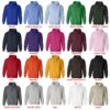 hoodie color chart - Burzum Store